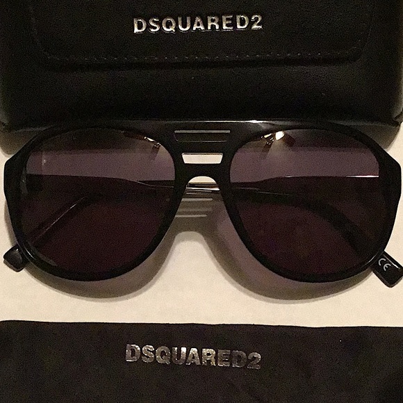 Dsquared2 DQO185 Frank Black Sunglasses - Picture 1 of 13
